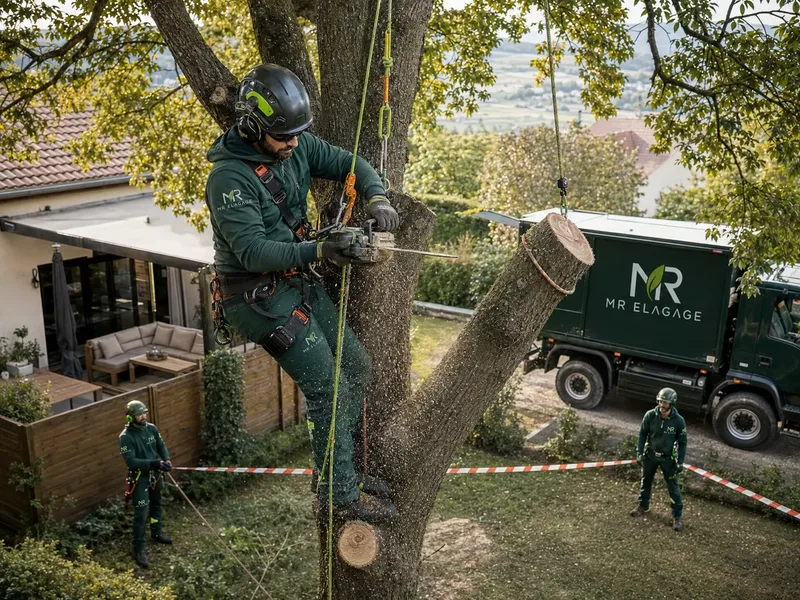 Abattage d'arbres